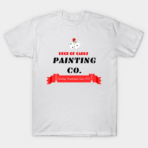 Deck Of Cards Painting Co T-Shirt by Philharmagicalshop